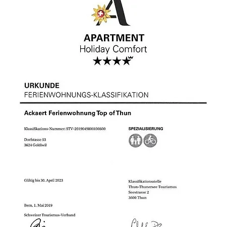 Ackaert Ferienwohnung Top Of Thoune Extérieur photo